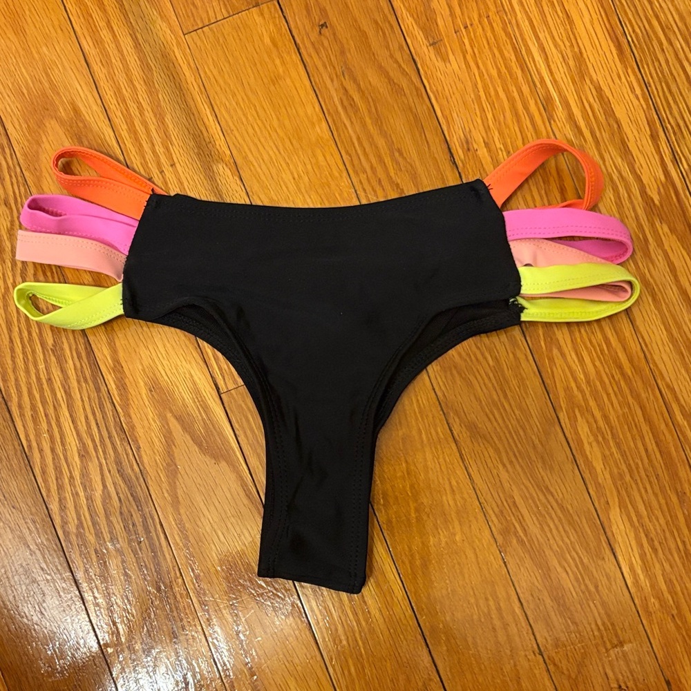 Colorful Strap Women's Bikini Bottom
